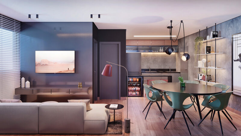Alinea Sion - Studios 1 e 2 quartos tecnologia HOUSI®
